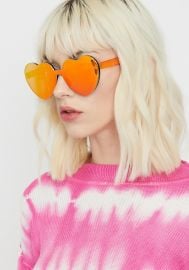 Heart Sunglasses by Dolls Kill at Dolls Kill