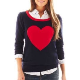 Heart Sweater at JC Penney