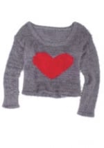 Heart sweater at Delias at Delias