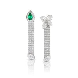 Heart to Earth Earrings with Emerald drop Pasquale Bruni - Pasquale Bruni US at Pasquale Bruni