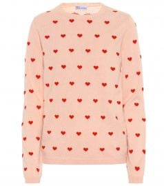 Heart wool-blend sweater at Mytheresa