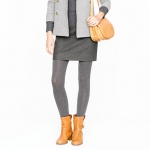 Heather grey tights from J Crew at J. Crew