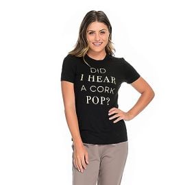 Heather39s Closet Stretch Knit Short Sleeve Foil Slogan Graphic T-Shirt - com at ShopHQ