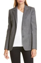 Heathered Two-Button Notch Lapel Wool Blazer at Nordstrom Rack