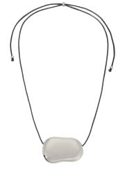 Heaven Mayhem Julia Necklace In Silver Black at Revolve