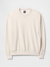 Heavyweight French Terry Oversized Sweatshirt at GAP