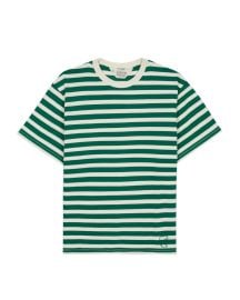 Heavyweight Stripe T-shirt - Green Brain Dead at We Are Brain Dead