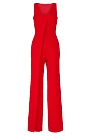 WornOnTV: Janai’s red sleeveless draped jumpsuit on Good Morning ...