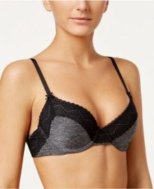 Heidi Klum Smooth Marl Lace T-Shirt Bra at Macys