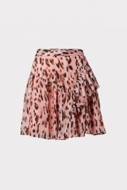 Heidi Leopard Miniskirt by Milly at Milly