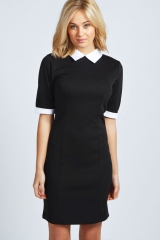 Heidi collared dress at Boohoo