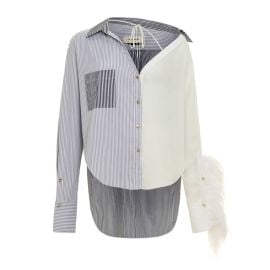 Hellessy Gemini Long Sleeve Button-Front Shirt Tootsies at Tootsies