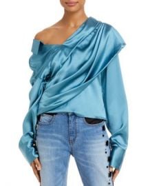 Hellessy Halsey Asymmetric Silk Top  Women - Bloomingdale s at Bloomingdales