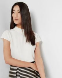 Hellia Embellished Collar top at Ted Baker