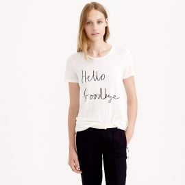 Hello Goodbye Tee at J. Crew