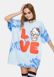 Hello Kitty x Cup Noodles Tie Dye Love tee at Dolls Kill