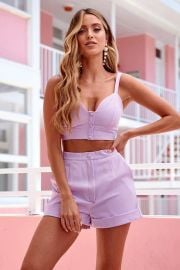 Hello Molly Baby Gotta Work Bralet in Lilac at Hello Molly