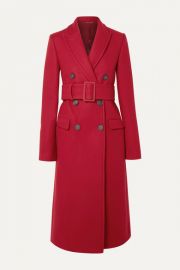 Helmut Lang - Double-breasted wool-blend coat at Net A Porter