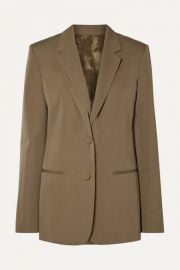 Helmut Lang - Layered wool-twill blazer at Net A Porter