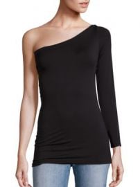 Helmut Lang - One-Shoulder Seamless Tee at Saks Fifth Avenue