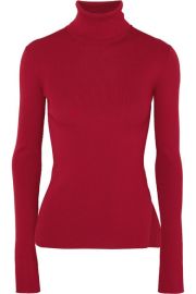 WornOnTV: Robin’s red turtleneck sweater on Good Morning America ...