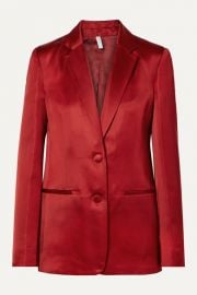 Helmut Lang - Satin blazer at Net A Porter