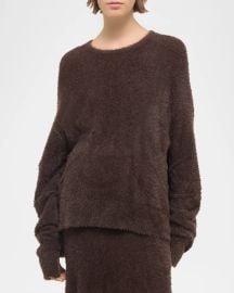 Helmut Lang Apex Eyelash Crewneck Sweater at Neiman Marcus