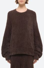 Helmut Lang Apex Oversize Eyelash Crewneck Sweater at Nordstrom