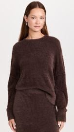 Helmut Lang Apex Oversize Eyelash Crewneck Sweater at Shopbop