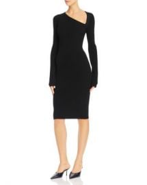 Helmut Lang Asymmetric Ribbed Bodycon Dress Women - Bloomingdale s at Bloomingdales