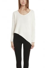 Helmut Lang Asymmetric Sweater at Blue & Cream