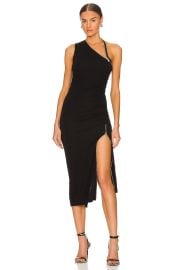 Helmut Lang Asymmetrical Zip Dress at Revolve