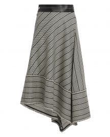 Helmut Lang Basketweave Midi Skirt at Intermix