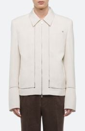 Helmut Lang Border Slub Viscose Jacket at Nordstrom