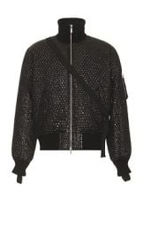 Helmut Lang Bubblewrap Seatbelt Bomber In Black at Revolve