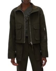 Helmut Lang Canvas Bomber Jacket   Bloomingdales at Bloomingdales