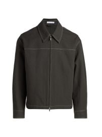 Helmut Lang Carpenter Cotton Jacket | Saks Fifth Avenue at Saks Fifth Avenue