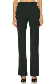 Helmut Lang Cigarette Pants in Evergreen at Revolve