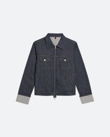 Helmut Lang Cuffed Denim Trucker Jacket HELMUTLANGCOM at Helmut Lang