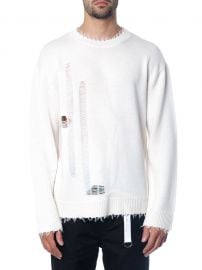 Helmut Lang Destroyed Sweater at Italist