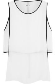 Helmut Lang Double Layered Chiffon Tank at The Outnet