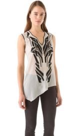 Helmut Lang Lyra Applique Top at Shopbop