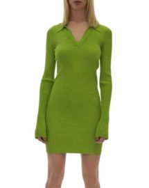 Helmut Lang Marl Ribbed Mini Dress   Bloomingdales at Bloomingdales