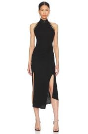 Helmut Lang Mock Neck Asymmetrical Dress at Revolve