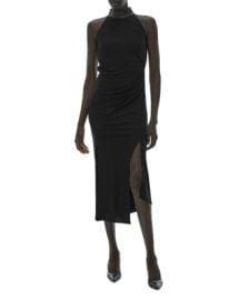 Helmut Lang Mock Neck Asymmetrical Dress Bloomingdales at Bloomingdales