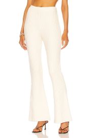 Helmut Lang Rib Flare Pant in Muslin  FWRD at Forward