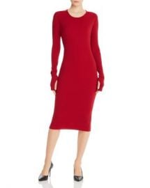 Helmut Lang Ribbed Midi Dress Women - Bloomingdale s at Bloomingdales