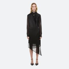 Helmut Lang Scarf Shirt Dress HELMUTLANGCOM at Helmut Lang