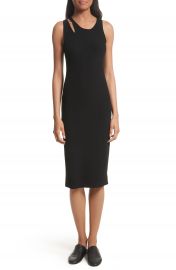 Helmut Lang Slash Rib Knit Dress at Nordstrom