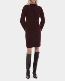 Helmut Lang Slouchy Wool Blend Mini Sweater Dress at Neiman Marcus